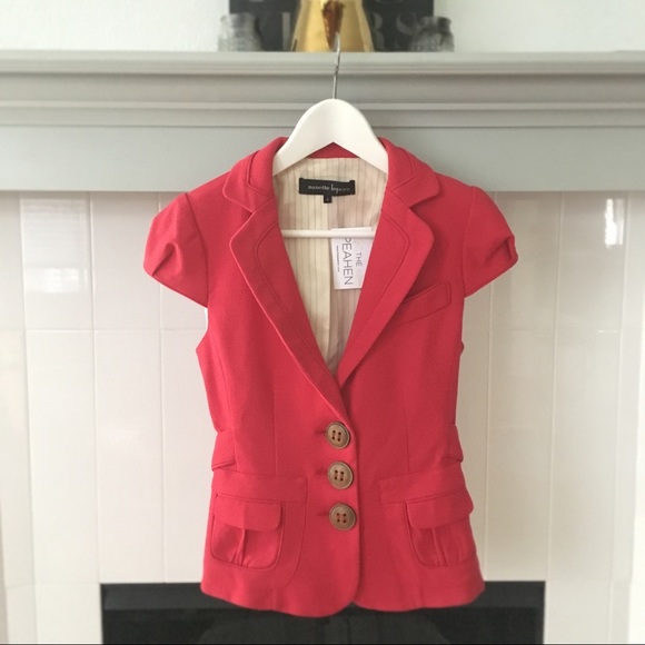 SOLD - LUXURY Nanette Lepore Sexy Short Sleeve Blazer - Picture 4 of 7